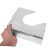 Gogogmee 4pcs Pool Table Chrome Corners Corner Plate for Billiard Table Billiard Table Pocket Liner Pool Table Hardware Metal Table Corner Pool Table Corner Plate Corner Plate Replacement view 3