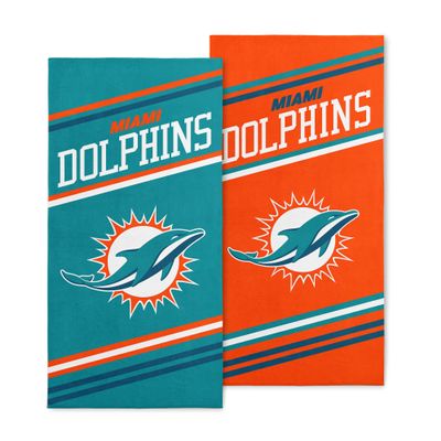 Northwest NFL Sprung Beach Towels 2PK 30X60, Miami Dolphins