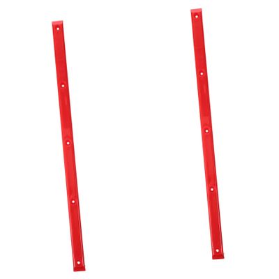 BCOATH 2pcs Professional Longboard Rails Collision Rib Bone Rails Plastic Rib Bones Grind Skateboard Tail Saver