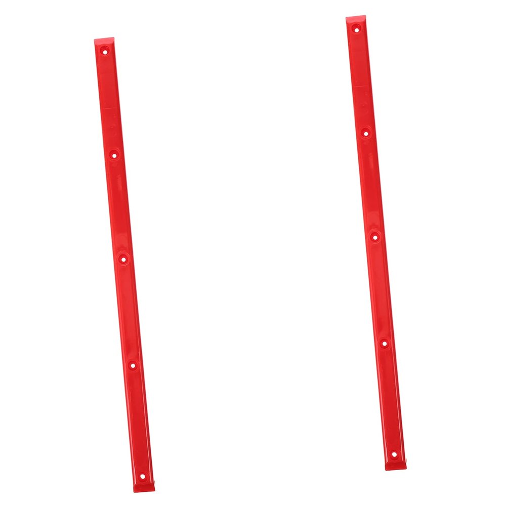 BCOATH 2pcs Professional Longboard Rails Collision Rib Bone Rails Plastic Rib Bones Grind Skateboard Tail Saver