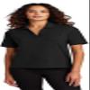 Mercer+Mettle Women's Stretch Jersey Polo | Short Sleeve Work Polo for Women, Moisture Wicking Jersey Shirt, Deep Black, 3X-Large view 1