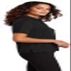 Mercer+Mettle Women's Stretch Jersey Polo | Short Sleeve Work Polo for Women, Moisture Wicking Jersey Shirt, Deep Black, 3X-Large view 3