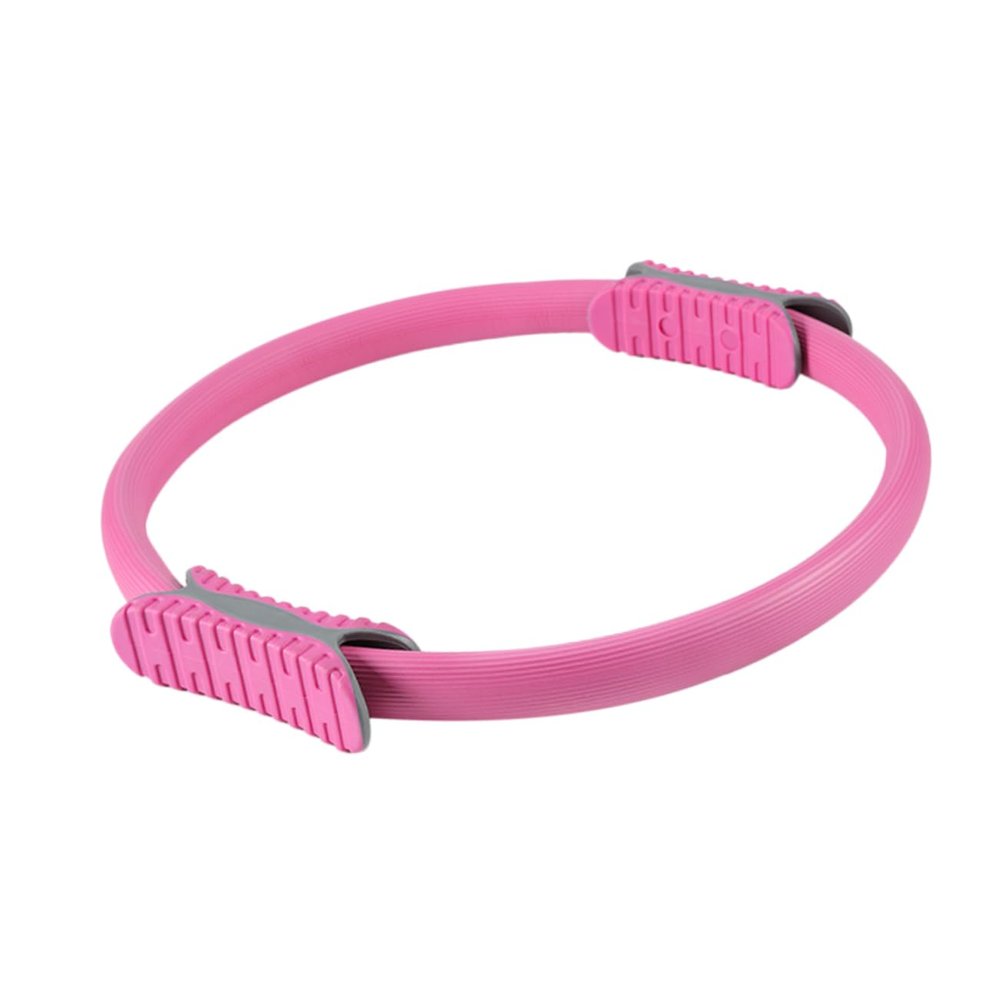 KOMBIUDA Non-Slip Yoga Ring for Women Durable Fitness Equipment for Chest Expansion Thigh and Waist Shaping for and Yoga Practice Upgraded Pink