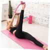 KOMBIUDA Non-Slip Yoga Ring for Women Durable Fitness Equipment for Chest Expansion Thigh and Waist Shaping for and Yoga Practice Upgraded Pink view 3