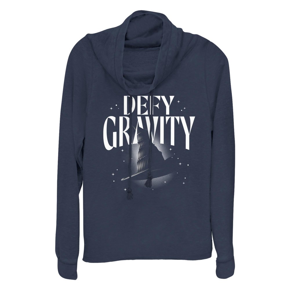 Wicked Missy Plus Defy Gravity Cowl Neck Pullover