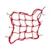 Anneome Rear Frame Elastic Luggage Net Cover Rubber Cargo Net for Motorcycle Bike and ATV Red for Securing Gear and Personal Belongings view 1