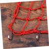 Anneome Rear Frame Elastic Luggage Net Cover Rubber Cargo Net for Motorcycle Bike and ATV Red for Securing Gear and Personal Belongings view 4