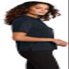 Mercer+Mettle Women's Stretch Jersey Polo | Short Sleeve Work Polo for Women, Moisture Wicking Jersey Shirt, Night Navy, 4X-Large view 2