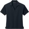 Mercer+Mettle Women's Stretch Jersey Polo | Short Sleeve Work Polo for Women, Moisture Wicking Jersey Shirt, Night Navy, 4X-Large view 4