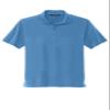 Mercer+Mettle Unisex Stretch Jersey Polo | Short Sleeve Work Polo for Men & Women, Moisture Wicking Jersey Shirt, Parisian Blue, X-Small view 1