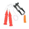Winter Ice Fishing Safety Kit 2Pcs Ice Picks with Emergency Whistle, Essential Life Saving Tackle Tool (White Rope) view 3