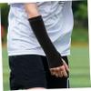 TOBBOMEY 1pair Volleyball Arm Sleeves for Girls Comfortable Protective Sleeve Support Non- Fit Extended for Forearm Coverage for Passing and Hitting The Court view 3