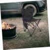 Anneome Foldable Camping Chair Portable Outdoor Stool Sturdy Canvas Lightweight Design for Fishing Hiking and Courtyard Use Compact for Easy Storage view 2
