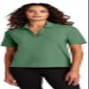 Mercer+Mettle Women's Stretch Jersey Polo | Short Sleeve Work Polo for Women, Moisture Wicking Jersey Shirt, Sage, Medium view 1