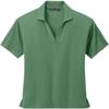 Mercer+Mettle Women's Stretch Jersey Polo | Short Sleeve Work Polo for Women, Moisture Wicking Jersey Shirt, Sage, Medium view 4