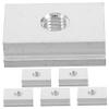 Anneome 6pcs Sturdy Aluminum Fixed Block Kayak Adapter for Canoe Kayak Fixed Adapter view 1