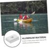 Anneome 6pcs Sturdy Aluminum Fixed Block Kayak Adapter for Canoe Kayak Fixed Adapter view 3