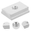 Anneome 6pcs Sturdy Aluminum Fixed Block Kayak Adapter for Canoe Kayak Fixed Adapter view 4