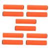 VANZACK 5pairs Comfortable Silicone Cycling Handlebar Covers Anti-Slip Design for Mountain and Road Bikes Shock-Absorbing Grip Lightweight and Durable Orange Color view 1