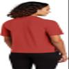 Mercer+Mettle Women's Stretch Jersey Polo | Short Sleeve Work Polo for Women, Moisture Wicking Jersey Shirt, Terracotta, Small view 3