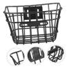 BCOATH Multi-Function Iron Bike Basket for Boy Girl Sturdy Front Storage Basket Easy to Install Durable and Lightweight Bicycle Accessory for Boy Girl's Bikes view 2