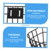 BCOATH Multi-Function Iron Bike Basket for Boy Girl Sturdy Front Storage Basket Easy to Install Durable and Lightweight Bicycle Accessory for Boy Girl's Bikes view 4