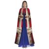YKJJFVZ Italy Flag Print Rogue Cosplay Adult Halloween Witch Hooded Cloak Cape Unisex Costume For Horror Parties Masquerade view 2