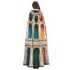 YKJJFVZ Italy Flag Print Rogue Cosplay Adult Halloween Witch Hooded Cloak Cape Unisex Costume For Horror Parties Masquerade view 4