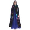 YKJJFVZ Hacker Era Print Rogue Cosplay Adult Halloween Witch Hooded Cloak Cape Unisex Costume For Horror Parties Masquerade view 2