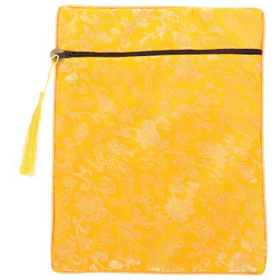 Ipetboom Book Bag for Scriptures 9.6X7.7 Inch Durable Fabric Organizer Pouch for Bible Carrying Documents and Travel with Hand-Carry Design