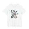 Talk Birdie to Me Shirt, Funny Golf Shirt, Golf Shirt for Dad, Womens Golf Shirt White view 1