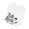Talk Birdie to Me Shirt, Funny Golf Shirt, Golf Shirt for Dad, Womens Golf Shirt White view 3