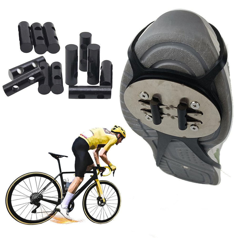 Bicycle Cycling Shoe Cover Sole Flint Friction Spark Boot Pad Sport Footwear Sliders Plate E-Bike Accessory Outdoor Tool (Single Shoe Cover (NO Flint Pad))