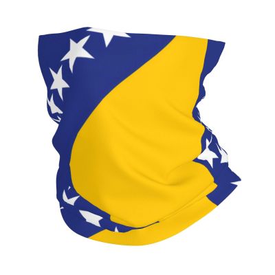 WZYCWB Flag of Bosnia and Herzegovina Printed sports bandana, unisex headband, absorbent and quick-drying, suitable for a variety of fitness and outdoor sports