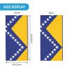 WZYCWB Flag of Bosnia and Herzegovina Printed sports bandana, unisex headband, absorbent and quick-drying, suitable for a variety of fitness and outdoor sports view 2
