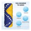 WZYCWB Flag of Bosnia and Herzegovina Printed sports bandana, unisex headband, absorbent and quick-drying, suitable for a variety of fitness and outdoor sports view 4