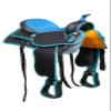 SS19 Premium Synthetic Western Saddle - 10 to 18 Inch, Durable Comfy Horse Saddle with Tack Set for Pleasure Trail Rides, Horse Riding and Racing Accessories, (15" Inches Seat) view 3