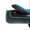 SS19 Premium Synthetic Western Saddle - 10 to 18 Inch, Durable Comfy Horse Saddle with Tack Set for Pleasure Trail Rides, Horse Riding and Racing Accessories, (15" Inches Seat) view 4