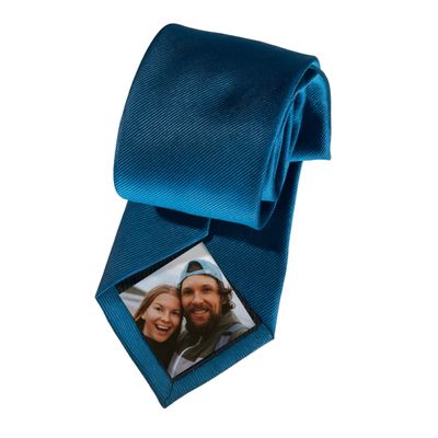 Be Burgundy Personalized Photo Tie Patch - Pack of 3 Sizes - Custom Photo Necktie Patch, Gifts for Dad, Father of The Bride Wedding Gifts, No Ironing Needed