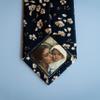Be Burgundy Personalized Photo Tie Patch - Pack of 3 Sizes - Custom Photo Necktie Patch, Gifts for Dad, Father of The Bride Wedding Gifts, No Ironing Needed view 2