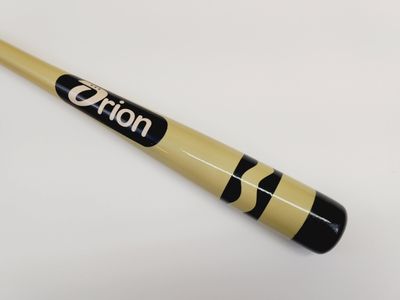 32" Black Crayon Rock Maple Wood Baseball Bat