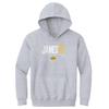 500 LEVEL LeBron James Los Angeles Lakers Youth Hoodie Sweatshirt - LeBron James Los Angeles Lakers Elite WHT (Gray, Medium) view 1