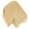 NDZ Performance Slide Cover Back Plate for Sig P365 P365X P365 XL P365 X Macro P365 Fuse 9mm .380, Custom Gold Laser Engravings on Brass, P365 Accessories - Trump Skull view 2