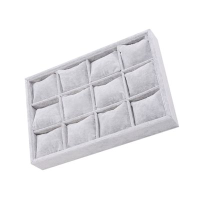 CALLARON Jewelry Display Tray Ring Display Holder Earring Organizer Watch Box Storage for Necklace Ring Watch