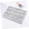 CALLARON Jewelry Display Tray Ring Display Holder Earring Organizer Watch Box Storage for Necklace Ring Watch view 2