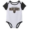 Outerstuff NHL Newborn Baby and Infant Short Sleeve Bodysuit Variety 3-Pack - Vegas Golden Knights, 3-6M view 3