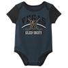 Outerstuff NHL Newborn Baby and Infant Short Sleeve Bodysuit Variety 3-Pack - Vegas Golden Knights, 3-6M view 4