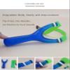 2 PCS Slingshot for Adults,Polycarbonate, one Piece Moulding, Wrist Rocket, 2 Thickened Anti-Frozen Bands, 2 Pairs of tie-Free Elastic Loops,100 Clay Balls view 3