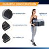 Circuit Fitness by Marcy 16 x 16 inches Adjustable Height Aerobic Step Platform with 4 Risers, Non-Slip Rubber Surface, Home Exercise Fitness Training, American Pink, STEP-PINK01-4R view 4