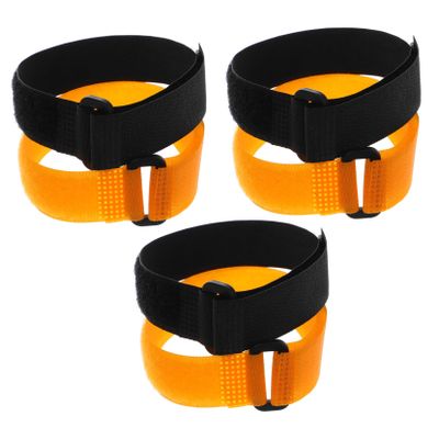 NAMOARLY 6pcs Soccer Net Fastening Tape Self-Adhesive Hook and Straps Versatile Cable Organizing Ties for Soccer Goals Home Office and Workshop Use